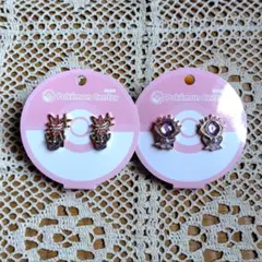 【ピアス】ポケモン ブラッキー&エーフィ セット