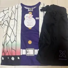新品タグ付き 鬼滅の刃 胡蝶しのぶ 半袖 パジャマ セットアップ 120cm