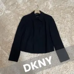 国内百貨店購入 DKNY ウールジャケット サイズ4 黒 ブラック ダナキャラン