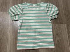 apres les cours スクエアネックパフTシャツ