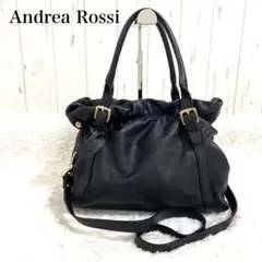 アンドレアロッシ 2Way トートバッグ ショルダーバッグ レザー イタリア製