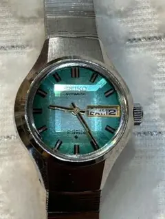 Seiko 自動巻き ターコイズ 時計