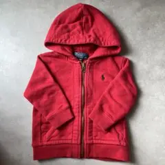 Polo by Ralph Lauren フード付きトレーナー 80 赤