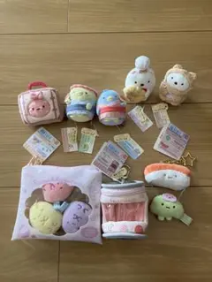 【新品】すみっコぐらし てのりぬいぐるみ ぶらさげぬいぐるみ 8点 まとめ売り