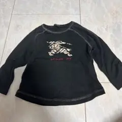 BURBERRY ブラック トレーナー 90〜100