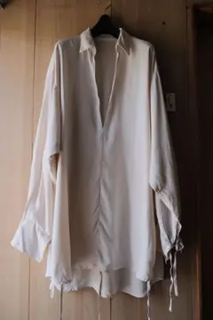 mill スキッパーシャツ　パーチメント