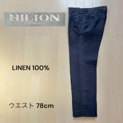 三喜商事 ヒルトン リネン スラックス サイズS