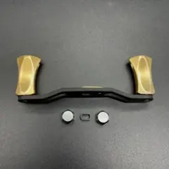 訳あり 匿名配送 カーボンハンドル フラットノブ ダイワ アブ シマノ 95mm