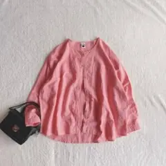 number18 ohakoオハコ リネン100% ブラウス ドロップショルダー