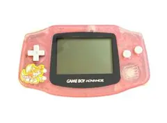 任天堂 Nintendo ゲームボーイアドバンス GBA 本体 クリアピンク