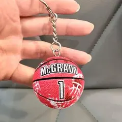 バスケットボール キーホルダー キーリング 卒団 引退チーム 1.McGRADY