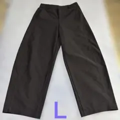 ユニクロ ジャージバレルレッグパンツ NAVY