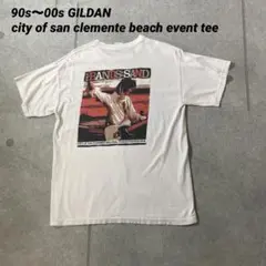 90s00s GILDAN 半袖Tシャツ　サクラメントビーチコンサートT 白　M