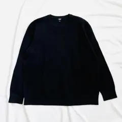 UNIQLO ウォッシャブルストレッチミラノリブクルーネックセーター XXL