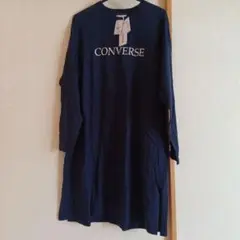 CONVERSE ネイビー ワンピース L