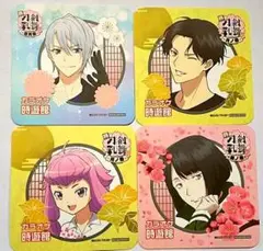 特『刀剣乱舞-花丸-』〜雪月華〜 コースター 4種 豊前江/松井江/山姥切長義