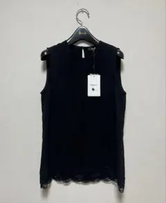 新品タグつきセオリー裾レースブラウス