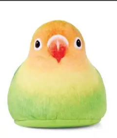 もっちりかわいい　ふっくらインコクッション　ボタンインコ