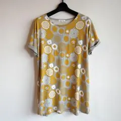 SELF+SERVICE セルフサービス 北欧風 花柄 チュニック