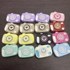 【お買い得】カメラ型ビーズ 11.6mm 16個セット
