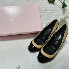 DIANA ダイアナ レディース パンプス オープントゥ 23cm ヒール 靴