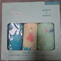 １枚のみ☆　aden+anais　ディズニーシリーズ　おくるみ　スティッチ