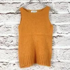 r306 JILL STUART オレンジ ニットベスト M