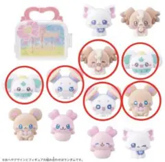 プリキュア ぷちきゅあ フロッキーフィギュア こむぎ モフルン ポルン フワ