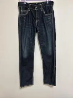 Levi'sダークブルーストレートデニム34インチ86cm NE502-0001