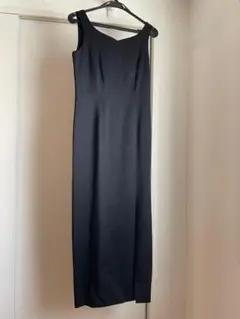 黒ロングドレス ストール付き