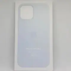 新品-純正互換品iPhone12promax シリコンケース　クラウドブルー