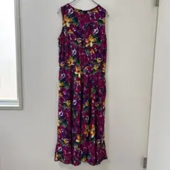 80s 90s ビンテージ　アメリカ古着　花柄　フラワー　アメリカ輸入　used