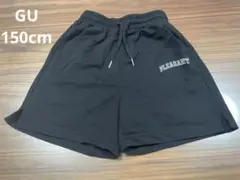 GU ジーユー　ショートパンツ　黒　150cm M
