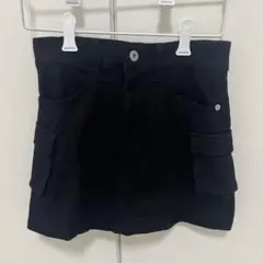 GRL カーゴ ミリタリーミニスカート ブラック S