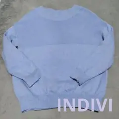 INDIVI　ニット　М　青
