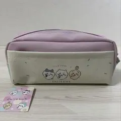 ちいかわ ペンケース ペンポーチ 筆箱 アイス ピンク