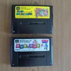 塗装済スーパーマリオワールドとマリオとワリオの2点セット