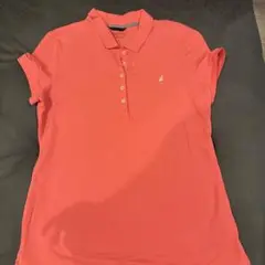 NAUTICA コーラルピンク ポロシャツ M