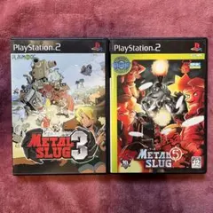 【2本セット】メタルスラッグ3と5 PS2ソフト