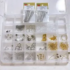 アクセサリー金具　ピアス　イヤリング　丸カン　Tピン　キャッチ