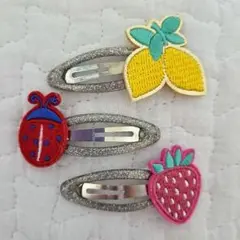 ジョジョママンベベ　 ヘアピンセット　フルーツ