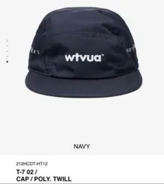 新品 WTAPS T-7 02 CAP POLY TWILL NAVY Lサイズ