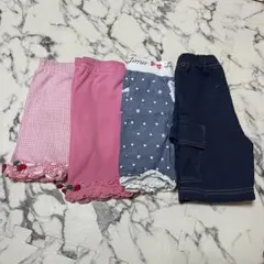 ズボン　パンツ　80cm．4点セット　まとめ売り　女の子　ベビー　キッズ