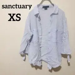 sanctuary ボーイフレンドシャツ 【XS】ライトパープル 薄手 羽織り