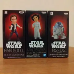 スター・ウォーズ フィギュアセット 3体 ハン・ソロレイア　R2-D2