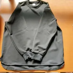メンズスウェットシャツ　ブラック　Lサイズ