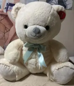 【最終値下げ】クリーム色のクマのぬいぐるみ