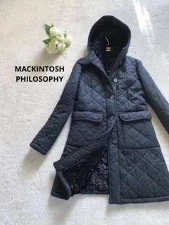 マッキントッシュフィロソフィー キルティングジャケット36 Sサイズ ブラック黒