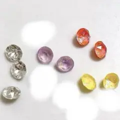 【今だけ価格】ss29スワロフスキーVカットチャトン　4カラー　素材