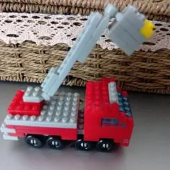 ダイソープチブロック消防車